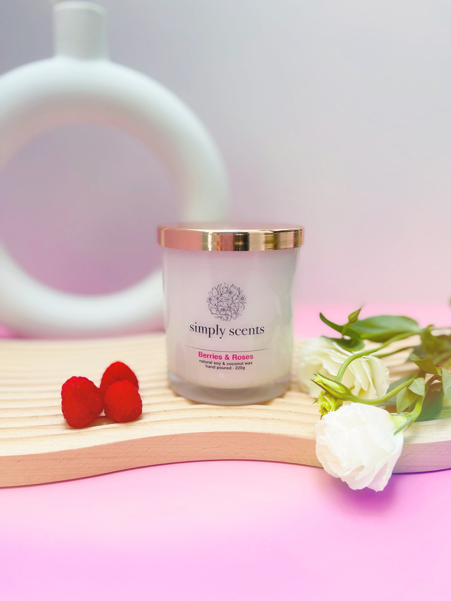 Berries & Roses CocoSoy Wax Candle