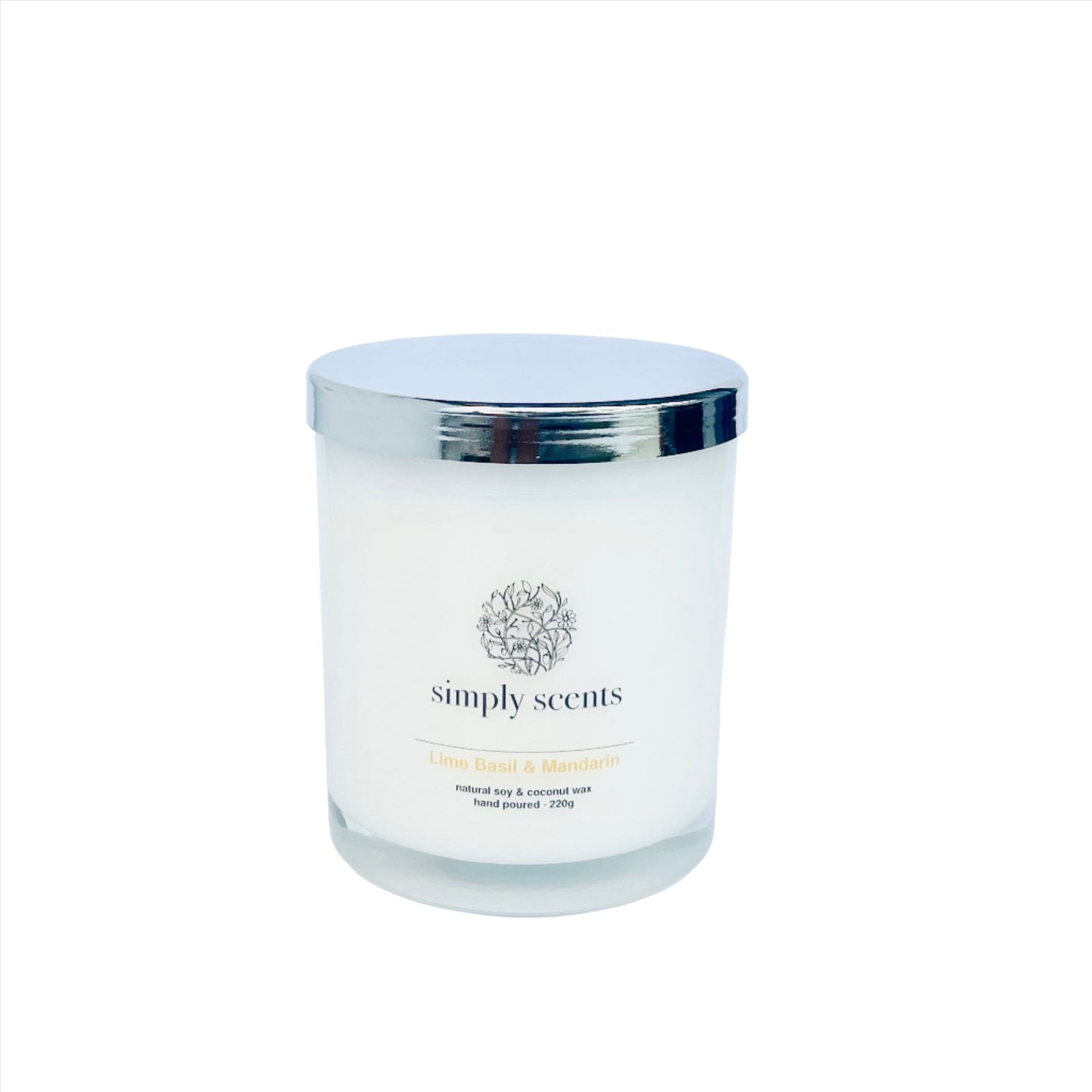 Lime Basil & Mandarin CocoSoy Wax Candle