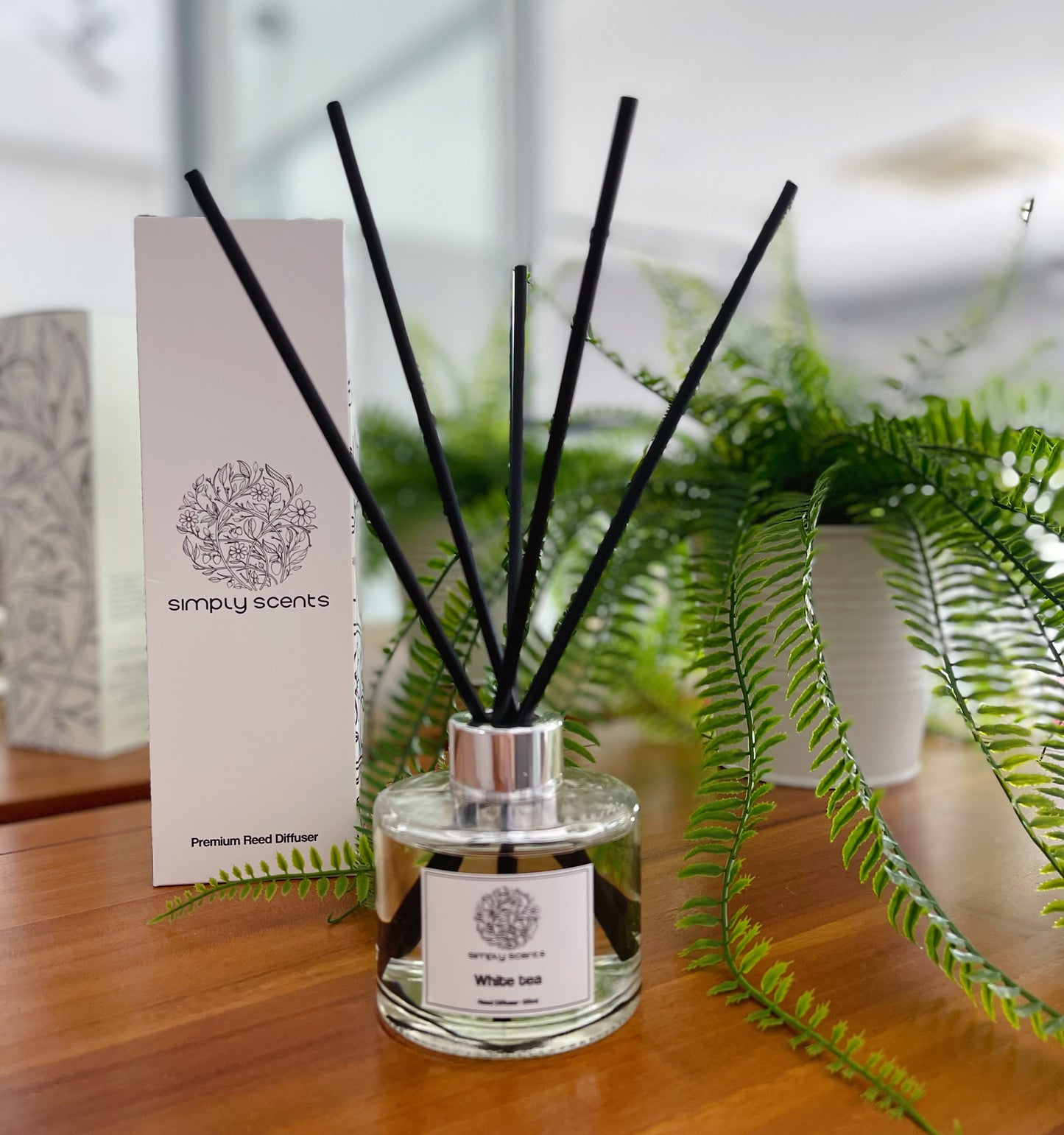 White Tea Classic Reed Diffuser – Simply Scents