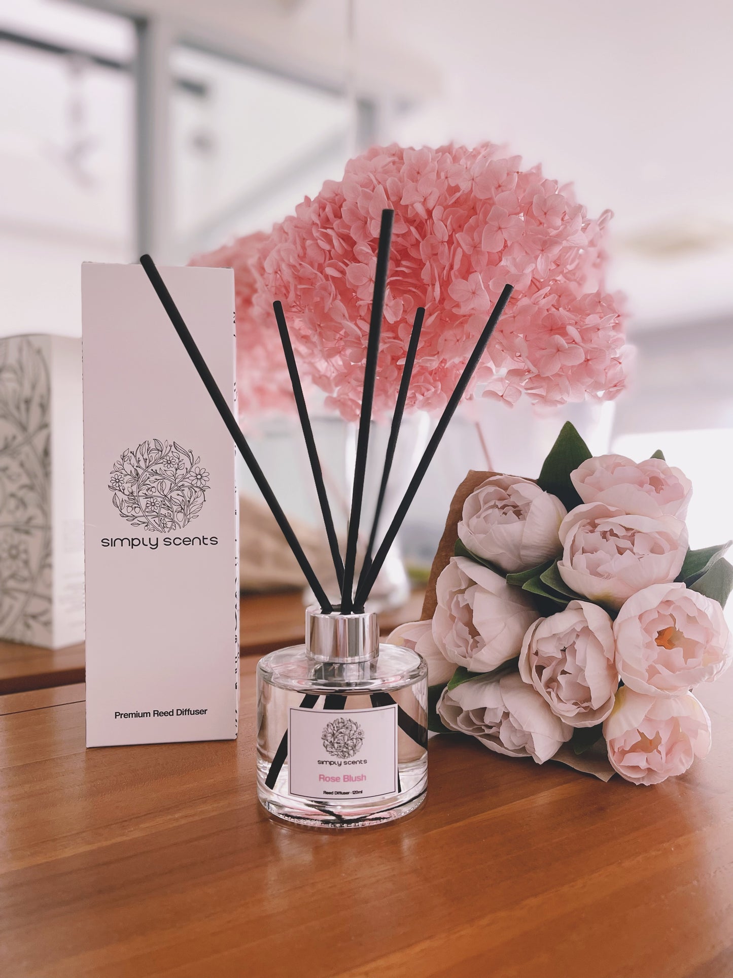 Rose Blush Reed Diffuser